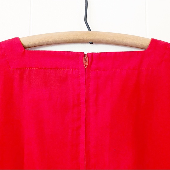 ❌SOLD❌VTG 80s Dovani Cherry Red Square Neck Minidress - Picture 5 of 9